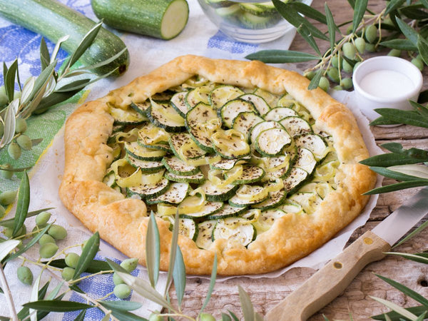 Buttery Galette with Zucchini Filling - Casco Bay Creamery