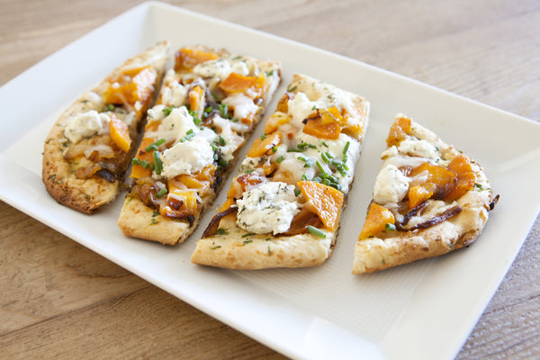 Goat Cheese & Butternut Squash Flatbread - Casco Bay Creamery