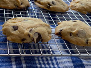 Moo-ey Gooey Maple Chocolate Chip Cookies